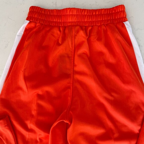 Sport Fashion Pull On Heat Gear Track Pants w Side Stripe Orange White Sz S NWT - Picture 7 of 12